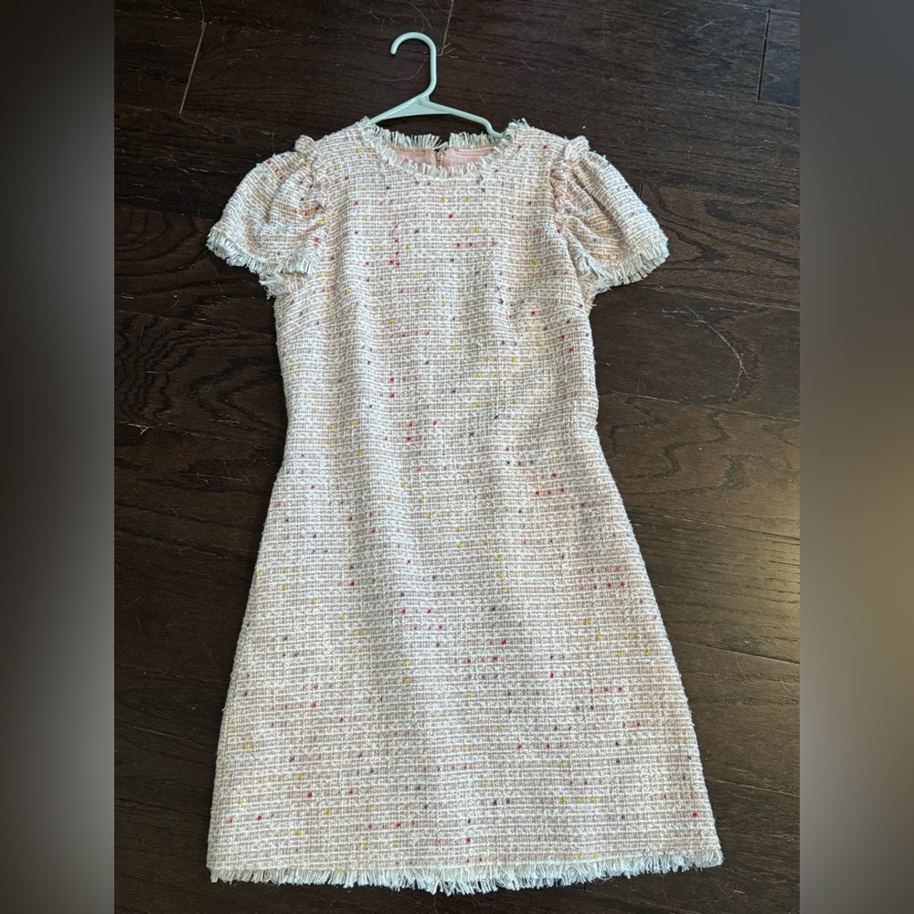 Kate Spade pink tweed dress